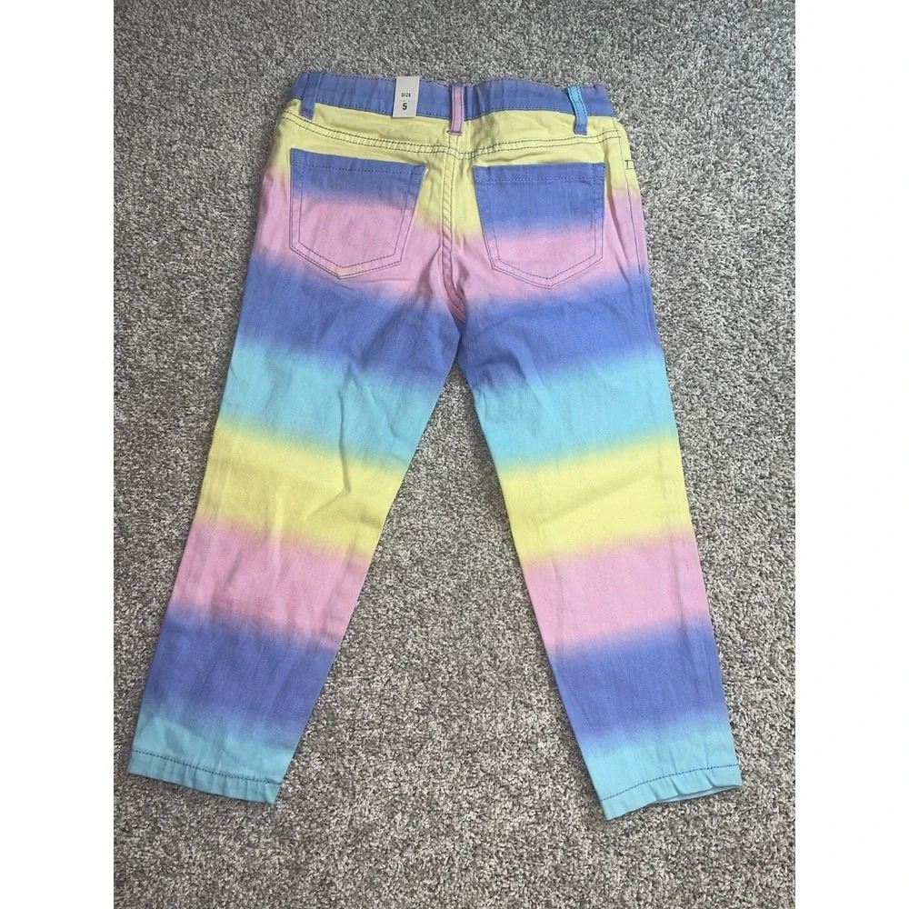TCP‎ Girls Rainbow Adjustable Pants Size 5 NEW